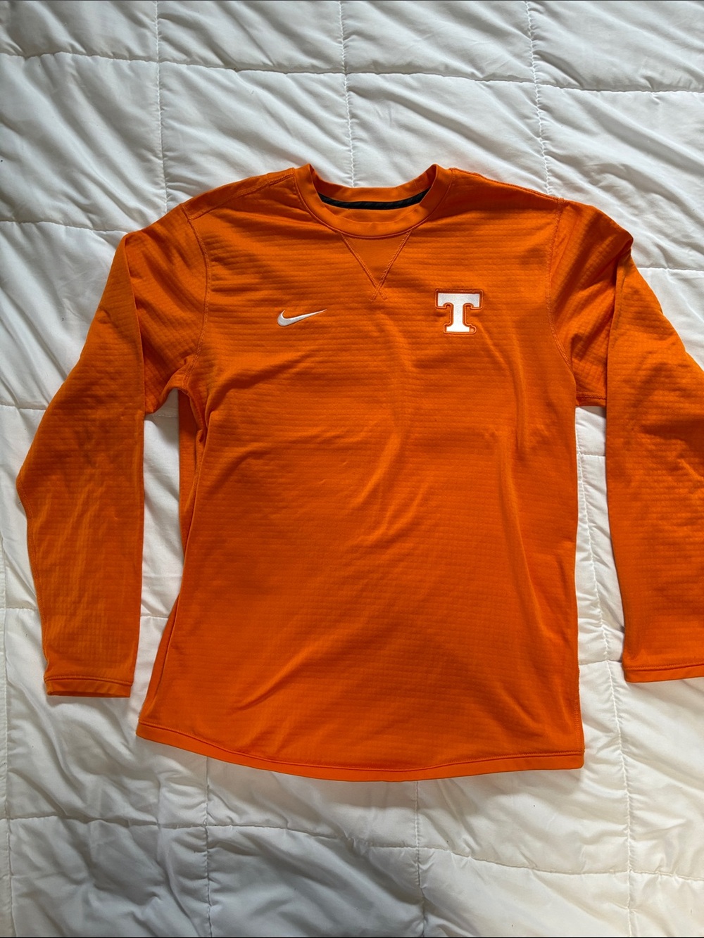 Nike Tennessee Volunteers Men’s Waffle-knit crew neck pullover Size M